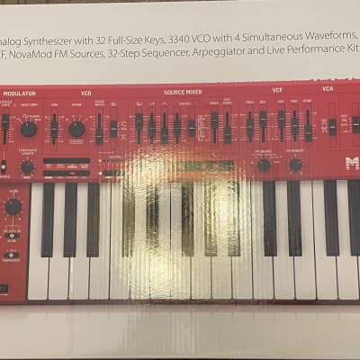 Behringer MS-1 / MS-101 MKII Analog Synthesizer 2024 - Present - Red