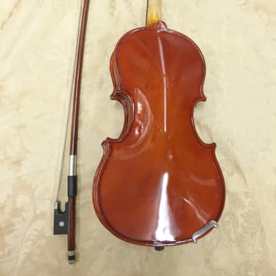 Celestini 1/2 Size (12") Student Violin Gloss Finish-Real Wood/Ebony-Shop Setup! image 3