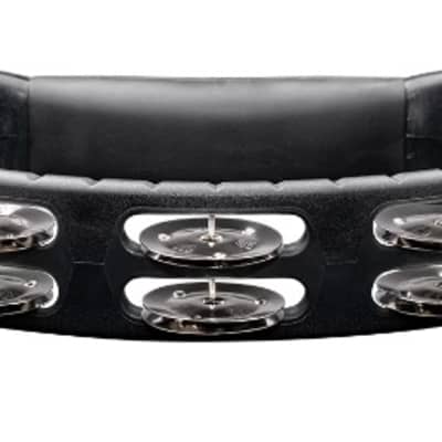 Meinl Percussion Headliner Series Hand Held ABS Tambourine Black Dual (HTBK) image 5