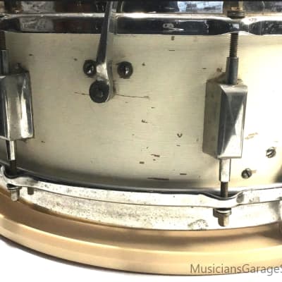 Leedy Broadway Dual Snare Drum - White Lacquer - Vintage | Reverb