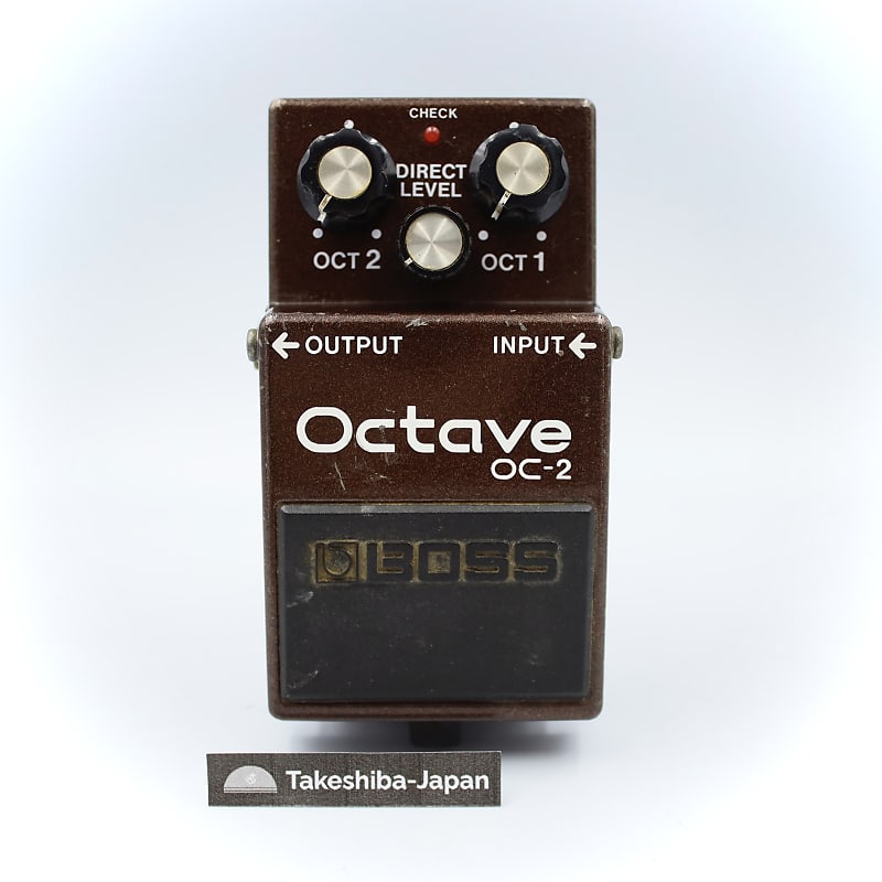 Boss OC-2 Octave Black Label 1990 Made in Taiwan ACA Vintage