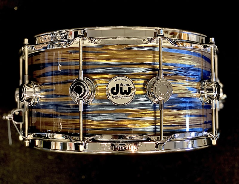 Used DW Collectors 6.5x14” Snare Drum in Peacock Oyster Reverb