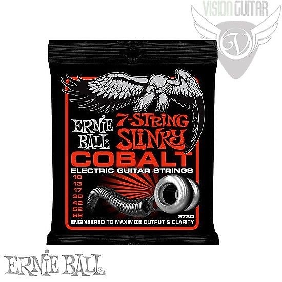 Ernie Ball 2730 Cobalt 7 String Skinny Top Heavy Bottom Strings