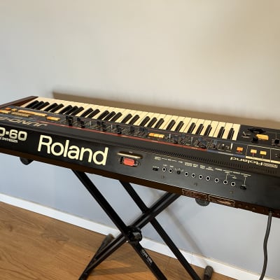 Roland Juno-60 61-Key Polyphonic Synthesizer 1982 - 1984 Black image 6
