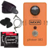 MXR Phase 90 Phaser Guitar Pedal M101   Strap, Picks, Strings  Cable