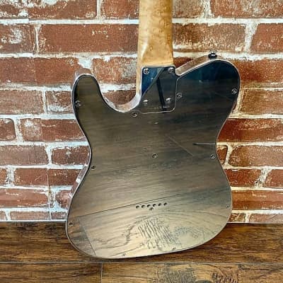 Noah SLIM Guitar 2020 Magic Mirror Chromed Aluminum Finish Made in Italy, New (Authorized Dealer) image 7