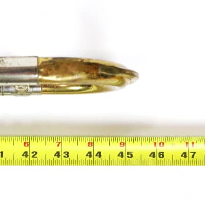 1960s Getzen Super Deluxe Tenor Trombone Brass Chrome Jazz Band Studio Stage Model Instrument Horn Made in USA Original Hard Shell Case (T178) image 25