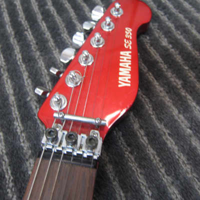Vintage Yamaha SE-350 Guitar, Cherry Red 3 Pickups, Double Locking Tremelo, Ex Quality, Nice Conditi image 8