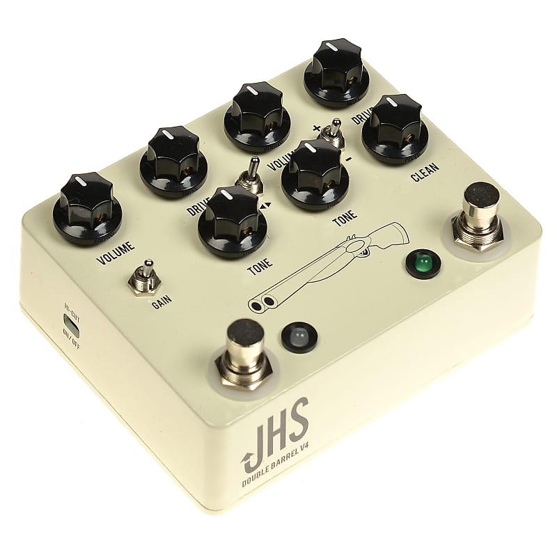 JHS Double Barrel 2 in 1 Dual Overdrive V4 | Reverb Canada