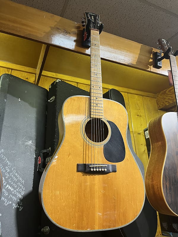 Aria Pro II PW-45 Japan Acoustic Guitar With Case Maple | Reverb