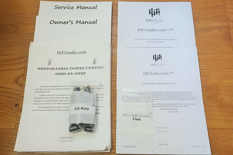 Onkyo P303 restoration kit filter capacitor repair rebuild fix  			