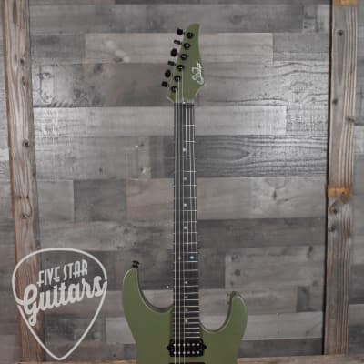 Suhr Modern Terra Limited Edition - Dark Forest Green with Hard Shell Case image 3