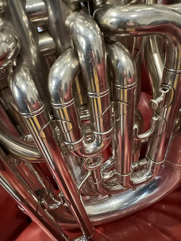 Boosey & Hawkes Imperial E flat Bass Tuba Mid 70s - Silver