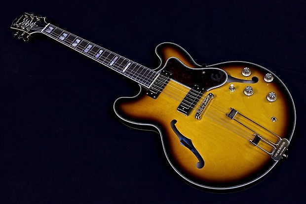 ギター Epiphone SHERATON E212T 50th 1962 Epiphone 1962 Sheraton E212T Semi-Hollow Guitar Review