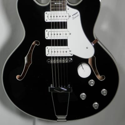 Vox Bobcat S66 Black Semi-Hollow Electric with case image 4