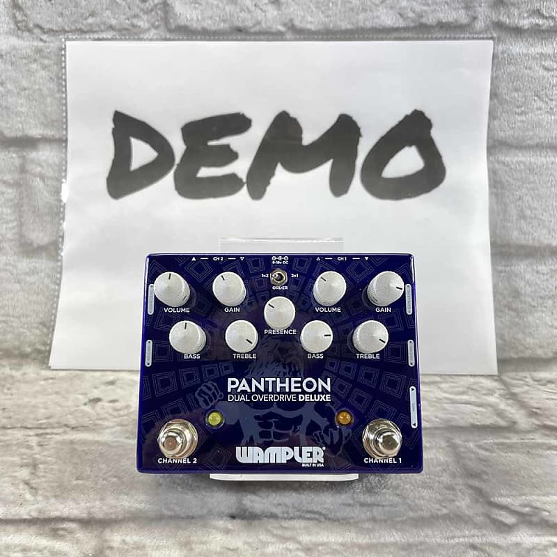 ギター Wampler Pantheon Deluxe DUALOVERDRIVE Wampler Pantheon Dual Overdrive Deluxe