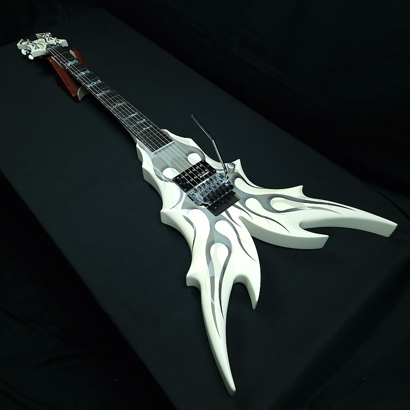 B.C. Rich Draco Limited Edition Ghost Flame 2010 Korea Neck