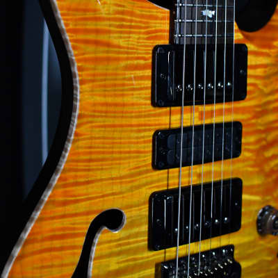 PRS Private Stock Special Semi-Hollow Limited-Edition Electric Guitar Citrus Glow #062 image 5