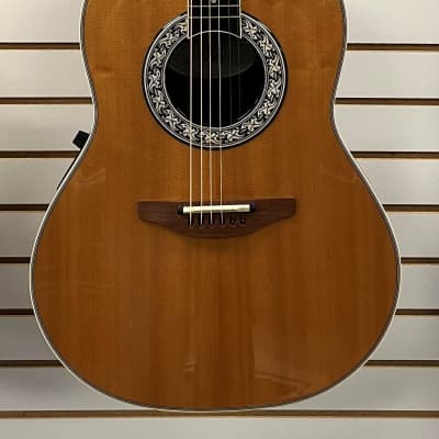 Ovation 1719 Custom Legend Made in the USA Acoustic Guitar Natural Finish  with Hardshell Case | Reverb