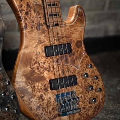 Cort GB-Modern 4 Open Pore Vintage Natural w/Case (B Stock) image 2