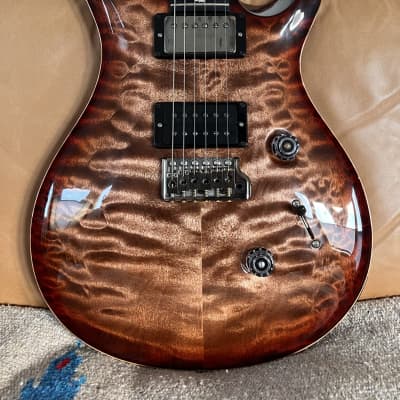 2021 PRS Custom 24 Wood Library - Burnt Maple Leaf - Massive Quilt - Torrefied Flame Maple Neck image 4