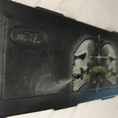 SKB Stratocaster- Telecaster Case Metalhead Airbrushed Top Nice 1990's Black image 19