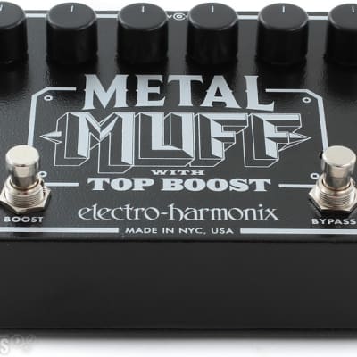 Electro-Harmonix Metal Muff with Top Boost Distortion Pedal image 3