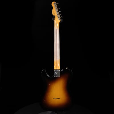 Fender Custom 1957 Telecaster Journeyman Relic Electric Guitar, 1-Piece Quartersawn Maple Neck - Wide-Fade 2-Color Sunburst image 5