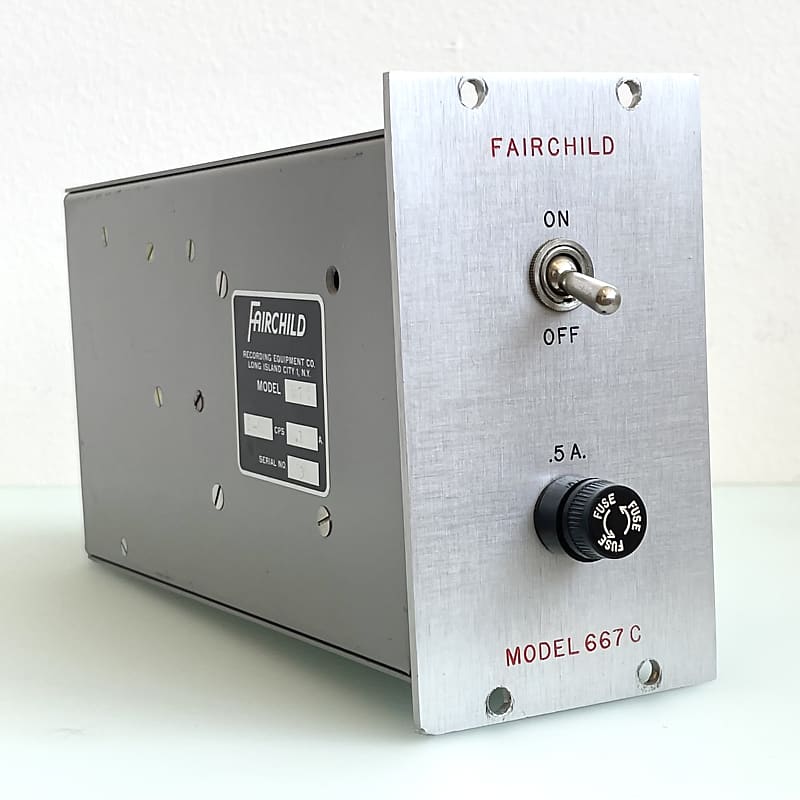 1965 Fairchild 667C Vintage 667 AA Reverbetron Original Power Reverb