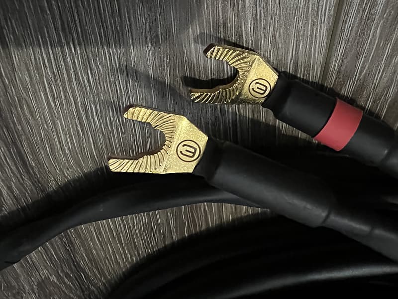 Canare 4S11 Star-Quad Speaker Cable Pair with Eminence Gold Spade  Connectors - 10ft