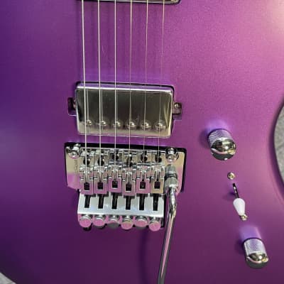 SBS Steve Brown Sound Guitars VS200 Includes Our FretWerx In USA Fret Dress and Setup! Purple Metallic image 5