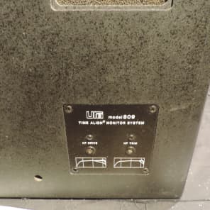 Urei 809 Black Time Aligned Studio Monitor Speaker Pair | Reverb Urei 809 Black Time Aligned Studio Monitor Speaker Pair | Reverb