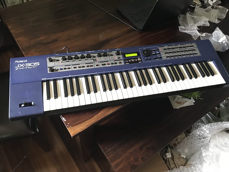 Roland JX-305 GROOVESYNTH, Manuals, Power Supply Upgraded LCD and OS 1.07 image 1