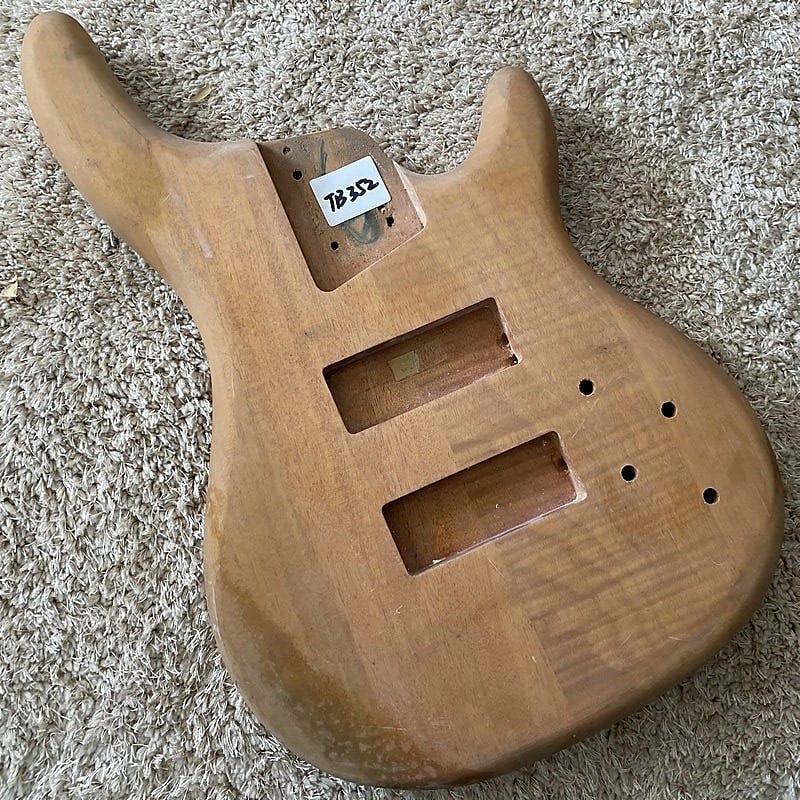 Unfinished Mahogany Wood Electric Bass Guitar Body Reverb
