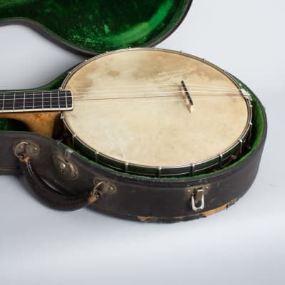 DeWick  5 String Banjo,  c. 1915, original black hard shell case. image 13