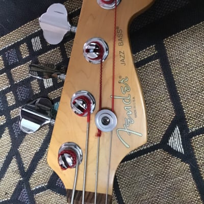 1997 Fender Jazz Bass Deluxe Fretless Sunburst image 7