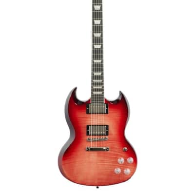 Epiphone Exclusive Run SG Modern Figured Guitar Trans Red image 2