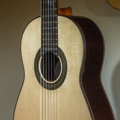 Michael Thames La Leona Classical Guitar in Spruce and African Blackwood image 3