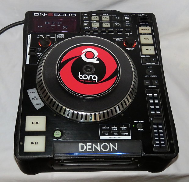 Denon DN-S5000 Professional Desktop DJ CD Player (w/Torq