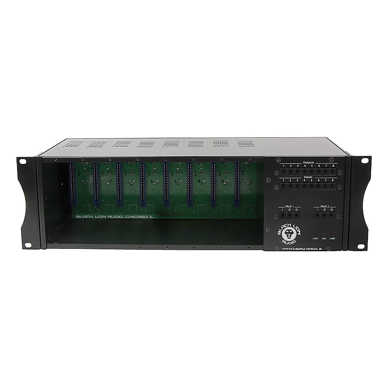 Black Lion Audio BLA PBR-8 500-Series Rack with Patchbay image 1