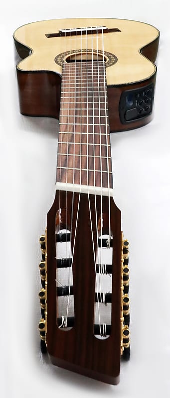 Agile 8 String Fan Fret Muli Scale Acoustic Nylon String Guitar