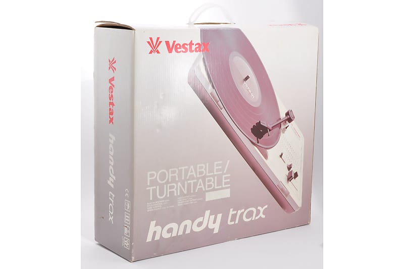 Vestax Handy Trax Turntable White model Analog Portable Record Player Used  From Japan # 2ZF040682 | Reverb