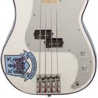 Fender Steve Harris Precision Bass Olympic White with Gig Bag image 1