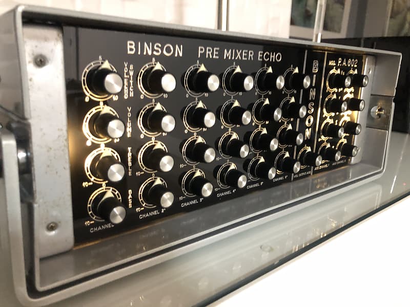 Binson Preamp Mixer PA 602 (1967) Fully Restored Reverb