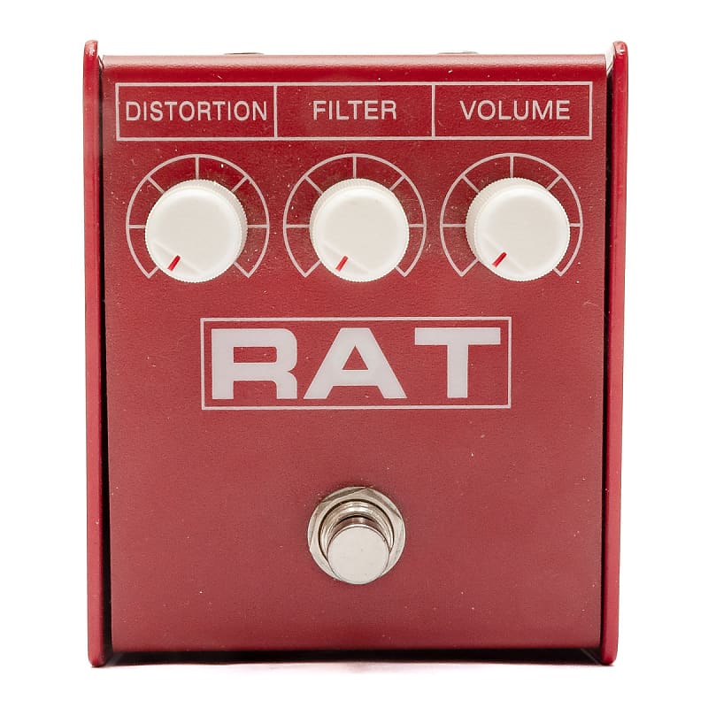 PROco - Rat 2 - Special Edition Red Enclosure Distortion Pedal w/ Box -  x9641 - USED