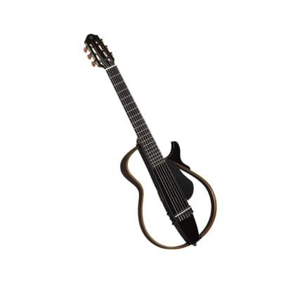 Yamaha SLG200N 6-Nylon String Guitar (Right-Handed, Translucent Black) image 2