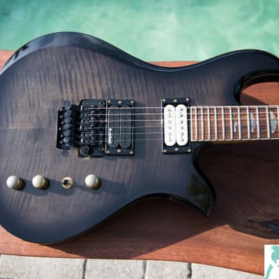 B.C. Rich Eagle 680-JE - Trans Black - Made in Japan - Floyd Rose