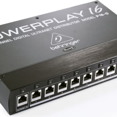 Behringer Powerplay P16-D 16-channel Distribution Module image 1