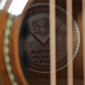Fender Custom Shop Newporter Acoustic Electric Guitar w/OHSC & COA #19/150 2013 Natural image 10