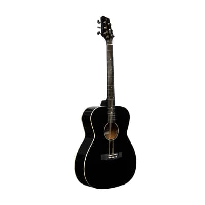 Stagg Auditorium Acoustic Guitar - Black - SA35 A-BK for sale